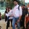 Aishwarya Carries Aaradhya Bachchan - Snapped at Airport with Abhishek Bachchan