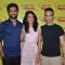 Sarah Jane Dias, Vicky Kaushal and Director Mozez for Promotes Film 'Zubaan' at Radio Mirchi