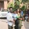 Amit Deshmukh with Wife at  Arpita Khan's Baby Shower  Ceremony!