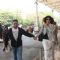 Shilpa Shetty and Raj Kundra were snapped at Airport