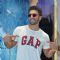 Ranveer Singh poses for the media at Gap Jeans Store Launch