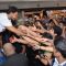 Ranveer Singh greets his fans at Gap Jeans Store Launch