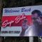 Banners Mounted in Bandra to Welcome back Sanjay Dutt post his release!
