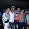 Ganesh Hegde and Mika Singh with Manish and Sikander at Special Screening of 'Tere Bin Laden 2'