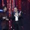 Govinda interacts with the audience at Mirchi Music Awards 2016