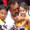 Sanjay Dutt With Kids at Press Con Held after His release from Yerwada Jail