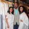 Kabir Bedi with Reshma Merchant and Parveen at e-commerce portal Chichouse.co association with Atosa