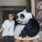 Neha Dhupia Meets Kung Fu Panda's PO