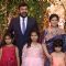 Chiranjeevi Poses with wife at Daughter's Wedding Reception!