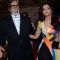 Aishwarya Rai Bachchan and Amitabh Bachchan at 'Hello! Hall of Fame' Awards