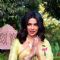 Priyanka Chopra stuns with her Looks in Yellow Saree at Press Meet for Receiving Padma Bhushan