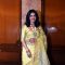 Priyanka Chopra in yellow saree at Press Meet for Receiving Padma Bhushan