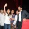 Shah Rukh Khan clicks selfie with fans at Press Meet of 'Fan' in Noida