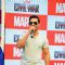 Varun Dhawan at Promotions of Marvel's Captain America