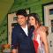 Prachi Desai poses with Kapil Sharma during the Promotions of 'Azhar' on 'The Kapil Sharma Show'