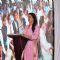 Juhi Chawla gives her speech during her visit at 'Cooper' Hospital