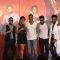 Mika, Jacqueline, Akshay, Riteish and Rithvik Dhanjani at Song Launch of 'Housefull 3'