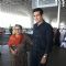 Omung Kumar with Sarabjit's sister Dalbir Kaur Snapped at Airport