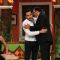 Cricketer Azharuddin and Emraan Hashmi Promote of 'Azhar' on the sets of 'Comedy Nights Live'