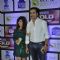 Anurag Sharma with wife at Zee Gold Awards 2016