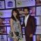 Nakuul Mehta with wife at Zee Gold Awards 2016