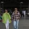 Govinda Snapped with wife Sunita Ahuja at Airport