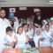 Ajaz Khan poses with children at 'Van Mahotsav Week'