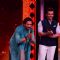 Jay Bhanushali and Irrfan Khan posing at Promotions of 'Madaari' on ZEE TV - Sa Re Ga Ma Pa 2016