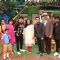 A R Rahman posing with Kapil Sharma and team on the sets of The Kapil Sharma Show
