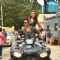 Varun Dhawan and Parineeti Chopra arrives on quad bike at Launch of Song 'Jaaneman Aah' from Dishoom