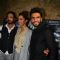 Actors Irrfan Khan, Ranveer Singh and Deepika Padukone at the special screening of 'Madaari'