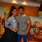 Jacqueline Fernandez and Varun Dhawan during Promotions of Dishoom!