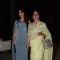 Tanishaa Mukerji with her mom Tanuja at her Success party of 'NGO STAMP'