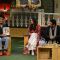 Arshad, Kapil and Maria on the sets of Kapil Sharma