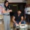Sanjay Dutt cuts Cake with Wife Manyata Dutt on his Birthday