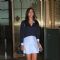 Pooja Hegde snapped as they leave for Hyderabad