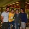 John Abraham, Varun Dhawan, David Dhawan and Rohit Dhawan Promotes 'Dishoom'