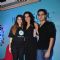 Pooja Bedi with her daughter and sonn at her new venture Happy Soul