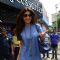 Shilpa Shetty snapped with family for lunch
