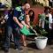 Tiger Shroff, Jacqueline Fernandes and Nathan Jones plants a small tree at Promotion of 'A Flying Ja