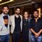 Angad Bedi, Yuvraj Singh and Shoojit Sircar at Premiere of PINK in Delhi