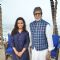 Amitabh Bachchan and Tisca Chopra at NDTV Dettol Banega Swachh India event