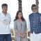 Dia Mirza and Amitabh Bachchan at NDTV Dettol Banega Swachh India event