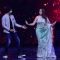 Harbhajan Singh and his wife Geeta Basra on the sets of 'Nach Baliye 8'