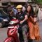 Vidya Balan - Manav Kaul snapped in the city