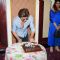 Shah Rukh Khan with his birthday cake!