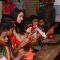Shraddha Kapoor does craft activities with the kids