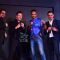 Jacqueline, Tiger and Arbaaz at Fight League Press Meet