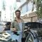 Shahid Kapoor snapped after a photo-shoot in Bandra