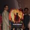 Nawazuddin Siddiqui with Amrita Rao and Uddhav Thackeray at Thackeray movie trailer launch